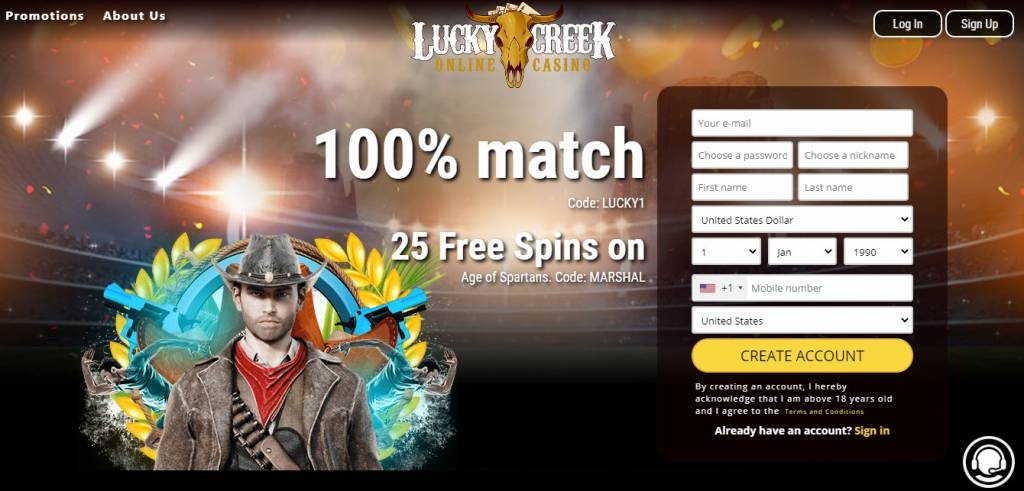 lucky creek casino instant play