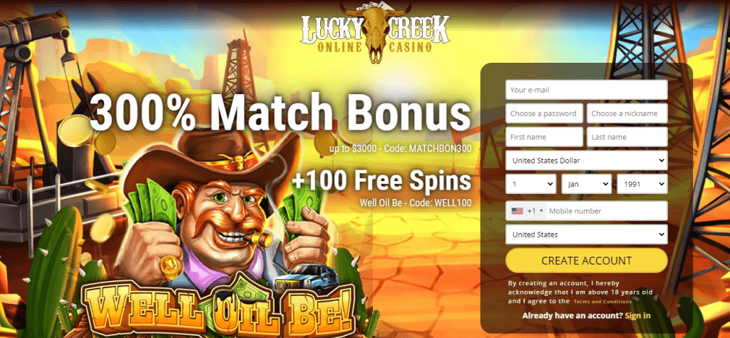 image 14 Lucky Creek Casino Login to Play