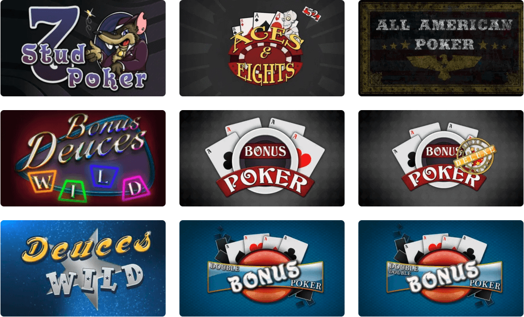 Lucky Tiger Casino Poker Games